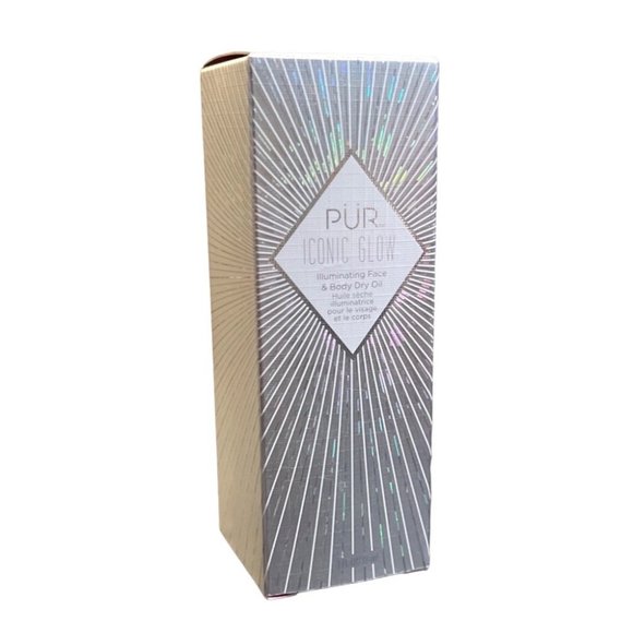 PUR COSMETICS Iconic Glow Illuminating Face & Body Dry Oil NIB 1 Oz. - Picture 2 of 4